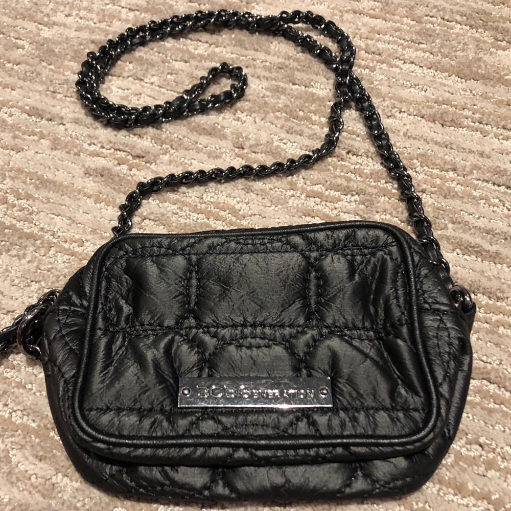 BCBG Generation Black Crossbody Mini Bag